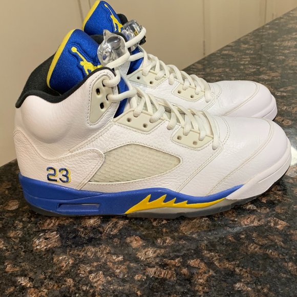 Gently Pre-Owned Jordan 5 Retro Laney - Athletic HighTop Shoe main image 6